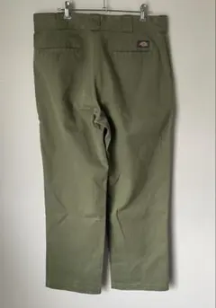 Dickies ディッキーズ 874 w34 ワークパンツ グリーン ボタン欠品