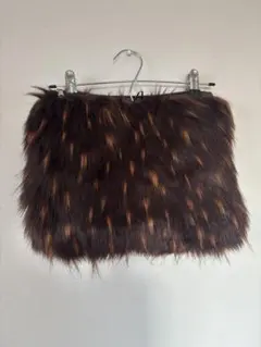 ファー クラッチバッグ