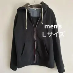 グレーパーカー ジップ