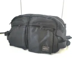 【美品】PORTER　tanker　ウエストバッグ ブラック 吉田カバンのサムネイル