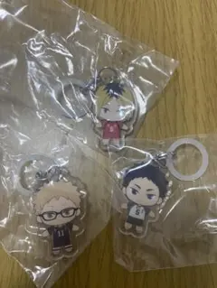 ハイキュー　めじるしアクセサリー　3点セット　孤爪研磨　赤葦京治　月島蛍