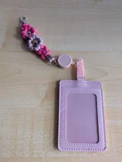 可愛い❀バラコード❀バスケース（伸縮リール付き）