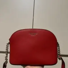 【美品】Kate Spade レッドショルダーバッグ