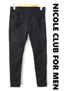 Y2K NICOLE CLUB FOR MEN スキニー ブラックデニムのサムネイル