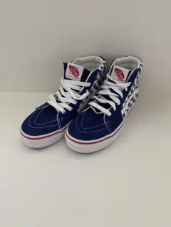 【未使用】 Vans 20cm ハイカットスニーカー チェッカー