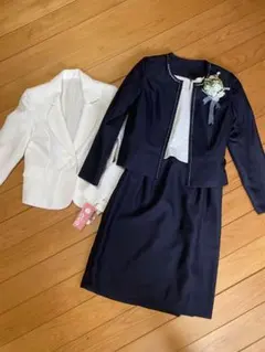 フォーマルスーツ　ワンピースセット　新品ジャケット２枚　値下げ！