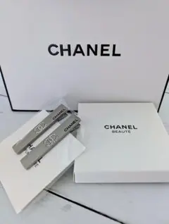 新品/正規品 CHANEL/シャネル ヘアクリップ/ヘアピン 2本 ノベルティ