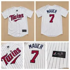 2009AL MVP ジョー・マウアー MLB認証ユニフォーム 永久欠番 殿堂入