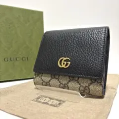 ✨Sランク・箱付き✨ GUCCI ミニ財布 マーモント GGスプリーム ダブルG