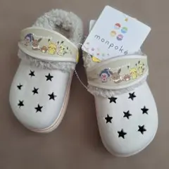 ぴーち様　ポケモン　モンポケ　クロックス風　サンダル　ボア付き　新品未使用