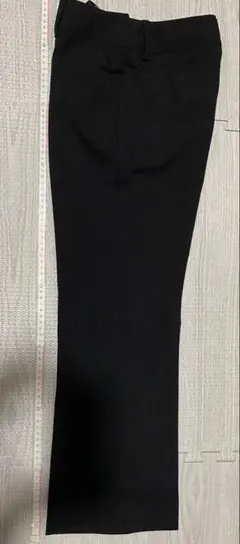 黒 ストライプ スラックス　ウエスト61cm 、股下64cm