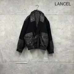 80s 90s vintage LANCEL レザージャケット N1881のサムネイル