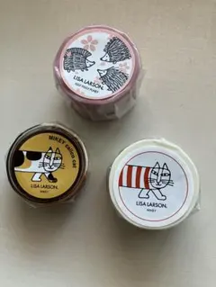 ⁠【新品未使用】リサラーソン マスキングテープ3点セット マイキー ハリネズミ⁠のサムネイル