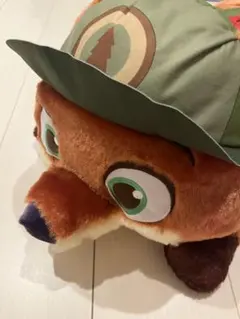 ズートピア 赤いほっぺ寝そべりぬいぐるみ ニック・ワイルド　ナムコ