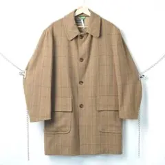 70s80s ビンテージ ブルックスブラザーズ ツイードウール コート