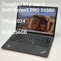ThinkPad X13 Gen2 AMD Ryzen5PRO 5650U 8