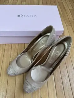 DIANA ダイアナ パンプス グリッター レース ポインテッドトゥ - メルカリ