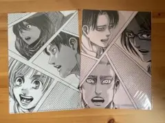 【未使用品】進撃の巨人 クリアファイル 2枚セット