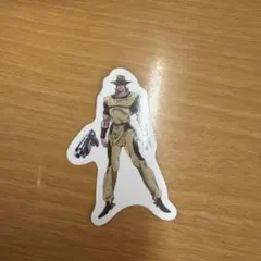 ジョジョスシローコラボステッカー 約10cm