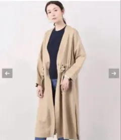 シンプリシティエ⭐️リネンロングコート