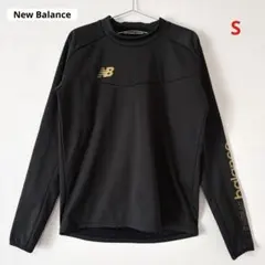 【美品】New Balanceサッカーウェア長袖シャツ 防風ボンディングトップ