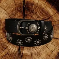 【新品】　スタッツベルト　ウエスタンベルト　アメカジ　ロック　グランジ　y2k