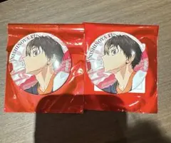 ハイキュー 極楽湯 西谷夕 ポラショット コースター 缶バッジ