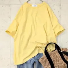 Veritecoeur ヴェリテクール Tシャツ ユニセックス イエロー 黄色のサムネイル