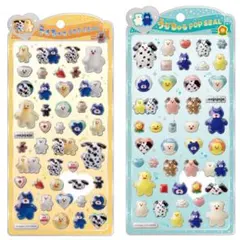 【新品】mojojojo うるちゅるポップシール２枚セット