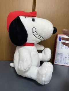 スヌーピー ぬいぐるみ 中型 赤い帽子