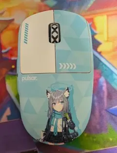 Pulsar　ゲーミングマウス　ブルーアーカイブ　砂狼シロコ
