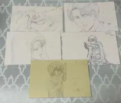 ☆リヴァイ ケニー　ポスト カード アニメイト　特典 WIT STUDIO 進撃の巨人 ポストカード リヴァイ ケニー WIT STUDIO - メルカリ