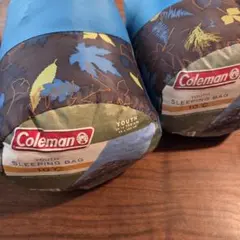 【Coleman/コールマン】子供用寝袋２点　ブルーのサムネイル