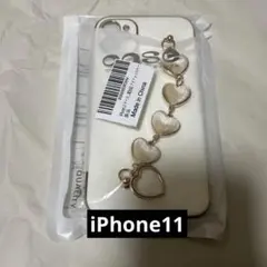 iPhone 11 ケース クリア 背面強化ガラス＋TPUバンパー