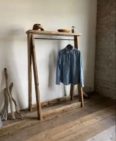 貴重　特別価格　数量限定　古材　ハンガーラック　無垢材　シンプル　ディスプレイ 数量限定 特別価格 貴重 古材 ハンガーラック 無垢材 シンプル