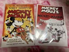 ディズニー　ポストカード　レトロ　セット