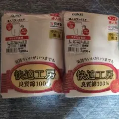 GUNZE 快適工房 婦人スラックス下 Lサイズ 2枚セットのサムネイル