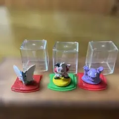 初期ポケモン ミニフィギュア ケース付き3体セット ポケモンフィギュア 