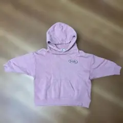 （値下げ）エックスガールステージス ピンクパーカー　90cm