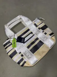 （新品）パーリーゲイツ 、マルチボーダー柄、カートバッグ、ラウンドバッグ