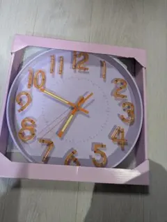 丸形掛時計　フライングタイガー　光る時計