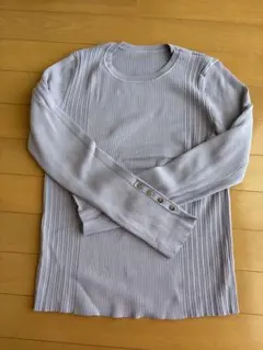 GU リブ編み 長袖セーター