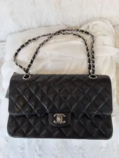 【美品】CHANEL クラシック25 キャビアスキン　シルバー金具