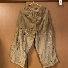 ニコアンド　コーデュロイ　ペイント　パンツ　サイズ3 ベージュ