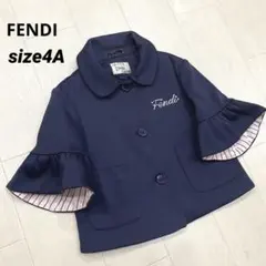 FENDI キッズ フェンディ ロゴ刺繍 ジャケットコート 4A110㎝のサムネイル