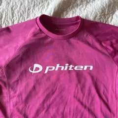 phiten ファイテン スポーツTシャツ ピンク　Mサイズ