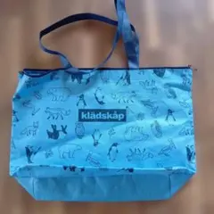 kladskap　大きめトートバッグ　青のサムネイル
