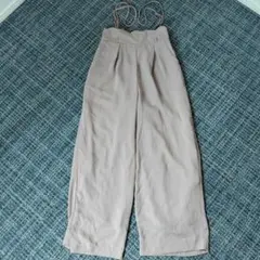 マジェスティックレゴン☆くすみピンク☆ガウチョパンツ☆肩紐付き