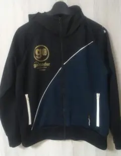 goleador フルジップジャージパーカー ブラック×ネイビー　160