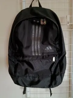 adidas リュック バックパック ブラック 靴入れなどに☆